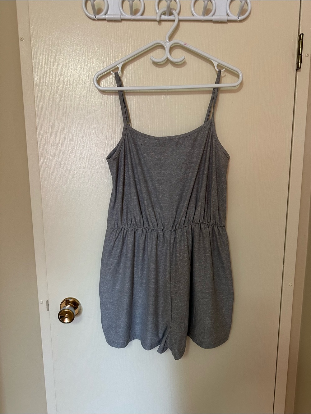 ❤️2 for 15 Gray Sleeveless Romper - Casual One-Piece